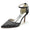 Women's Silk Satin With Rhinestone Closed Toe Stiletto Heel Ankle Strap Wedding Shoes