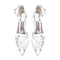 Women's Silk Satin With Ankle Strap Flower Rhinestone Closed Toe Stiletto Heel Wedding Shoes