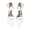 Women's PU With Ankle Strap Flower Closed Toe Stiletto Heel Party Shoes