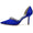 Women's Silk Satin With Pearl Closed Toe Stiletto Heel Evening Shoes