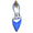 Women's Closed Toe Silk Satin With Pearl Stiletto Heel Party Shoes