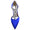 Women's Ankle Strap Rhinestone Closed Toe Silk Satin With Stiletto Heel Party Shoes