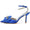 Women's Silk Satin Ankle Strap Closed Toe Bowknot Stiletto Heel Wedding Shoes