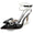 Women's Silk Satin Ankle Strap Closed Toe Bowknot Stiletto Heel Wedding Shoes