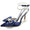 Women's Silk Satin Ankle Strap Closed Toe Bowknot Stiletto Heel Wedding Shoes