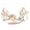 Women's Silk Satin With Ankle Strap Lace-up Pearl Closed Toe Stiletto Heel Party Shoes