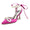 Women's Silk Satin With Ankle Strap Lace-up Pearl Closed Toe Stiletto Heel Party Shoes
