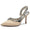 Women's Silk Satin With Rhinestone Tassel Closed Toe Stiletto Heel Party Shoes