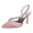 Women's Silk Satin Rhinestone Closed Toe With Rhinestone Stiletto Heel Evening Shoes