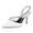 Women's Silk Satin Rhinestone Closed Toe With Rhinestone Stiletto Heel Evening Shoes