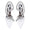 Women's Silk Satin Rhinestone Closed Toe With Rhinestone Stiletto Heel Evening Shoes