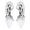 Women's Silk Satin Pearl Closed Toe With Rhinestone Stiletto Heel Evening Shoes