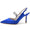 Women's Stiletto Heel Silk Satin With Ankle Strap Rhinestone Closed Toe Party Shoes