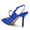 Women's Stiletto Heel Silk Satin With Ankle Strap Rhinestone Closed Toe Party Shoes