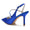 Women's Silk Satin With Closed Toe Stiletto Heel Ankle Strap Rhinestone Evening Shoes