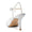 Women's Lace Silk Satin With Ankle Strap Closed Toe Stiletto Heel Evening Shoes