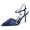 Women's Lace Silk Satin With Ankle Strap Closed Toe Stiletto Heel Evening Shoes