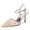 Women's Lace Silk Satin With Ankle Strap Closed Toe Stiletto Heel Evening Shoes