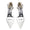Women's Lace Silk Satin With Lace Ankle Strap Closed Toe Stiletto Heel Evening Shoes