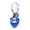 Women's Silk Satin With Flower Rhinestone Peep Toe Chunky Heel Wedding Shoes