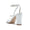 Women's Silk Satin With Chunky Heel Peep Toe Ankle Strap Wedding Shoes