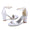 Women's Silk Satin With Peep Toe Ankle Strap Chunky Heel Evening Shoes