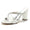 Women's Silk Satin With Rhinestone Peep Toe Chunky Heel Party Shoes