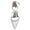 Women's Silk Satin With Ankle Strap Pearl Rhinestone Closed Toe Chunky Heel Wedding Shoes