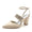 Women's Silk Ankle Strap Satin With Rhinestone Closed Toe Chunky Heel Evening Shoes