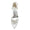 Women's Ankle Strap Silk Satin With Rhinestone Closed Toe Chunky Heel Wedding Shoes