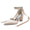 Women's Silk Satin With Ankle Strap Lace-up Closed Toe Chunky Heel Evening Shoes