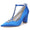 Women's Silk Satin With Ankle Strap Rhinestone Closed Toe Chunky Heel Evening Shoes