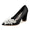 Women's Silk Satin With Flower Rhinestone Closed Toe Chunky Heel Evening Shoes