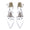 Women's Silk Satin With Ankle Strap Closed Toe Chunky Heel Wedding Shoes