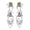 Women's Silk Satin With Ankle Strap Rhinestone Closed Toe Chunky Heel Party Shoes