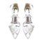 Women's Silk Satin With Ankle Strap Flower Pearl Rhinestone Closed Toe Chunky Heel Wedding Shoes