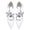 Women's  Silk Satin With Closed Toe Ankle Strap Chunky Heel Evening Shoes With Rhinestone