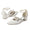 Women's  Silk Satin With Closed Toe Ankle Strap Chunky Heel Evening Shoes With Rhinestone