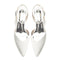 Women's Silk Satin With Closed Toe Ankle Strap Chunky Heel Evening Shoes