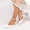 Women's Silk Satin With Closed Toe Ankle Strap Chunky Heel Evening Shoes