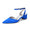 Women's Silk Satin With Closed Toe Ankle Strap Chunky Heel Evening Shoes