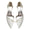 Women's Silk Satin With Closed Toe Ankle Strap Chunky Heel Evening Shoes With Pearl