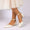 Women's Silk Satin With Closed Toe Ankle Strap Chunky Heel Evening Shoes With Pearl