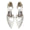 Women's Silk Satin With Closed Toe Ankle Strap Chunky Heel Evening Shoes With Pearl