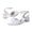 Women's Silk Satin With Closed Toe Ankle Strap Chunky Heel Evening Shoes With Beading