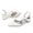 Women's Silk Satin With Closed Toe Ankle Strap Chunky Heel Evening Shoes With Pleats