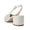 Women's Silk Satin With Closed Toe Ankle Strap Chunky Heel Evening Shoes