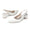 Women's Silk Satin With Closed Toe Ankle Strap Chunky Heel Evening Shoes