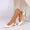 Women's Silk Satin With Closed Toe Ankle Strap Chunky Heel Evening Shoes