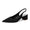 Women's Silk Satin With Closed Toe Ankle Strap Chunky Heel Evening Shoes